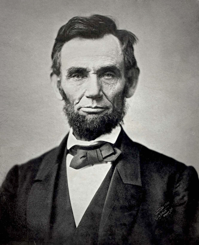 美国第十六任总统亚伯拉罕·林肯(abraham lincoln,1809—1865)