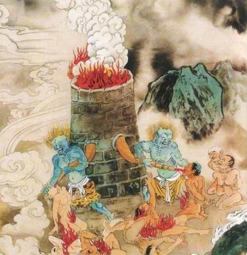 十八层地狱都是哪些:无肉不欢的吃货是要下油锅地狱的(重口多图)